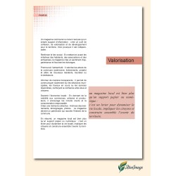 Création Magazines points métalliques A24P
