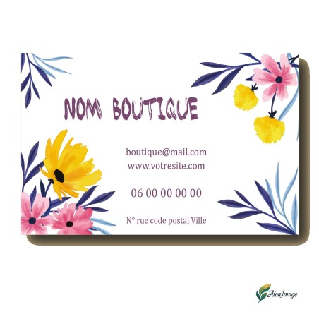 Cartes de Visite Professionnelles | ATonImage – Design Sur Mesure