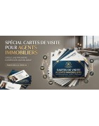 Cartes de Visite pour Agents Immobiliers - Élégance & Professionnalisme | ATonImage